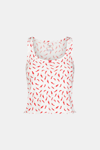 Roller Rabbit Red Picante Astor Tank