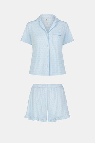 Hearts Tonal Wyatt Polo Pajamas