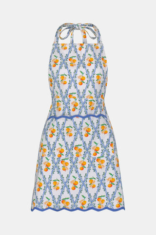 Roller Rabbit Orange Clementine Trellis Apron
