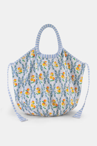Roller Rabbit Orange Clementine Trellis Bondi Bag