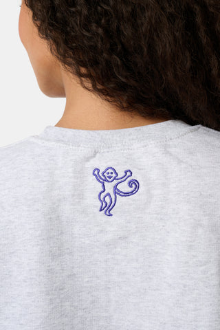 Roller Rabbit Heather Grey LSU Tigers Crewneck