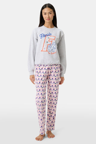 Roller Rabbit Heather Grey UF Gators Crewneck