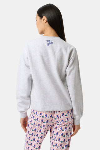 Roller Rabbit Heather Grey UF Gators Crewneck