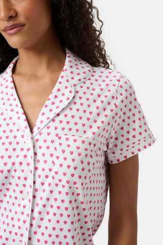 Hearts Polo Pajamas