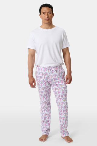 Roller Rabbit Coral Mens Palm Beach Monkey Simon Pant