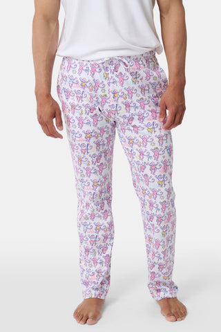 Roller Rabbit Coral Mens Palm Beach Monkey Simon Pant