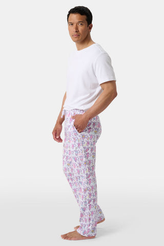 Roller Rabbit Coral Mens Palm Beach Monkey Simon Pant