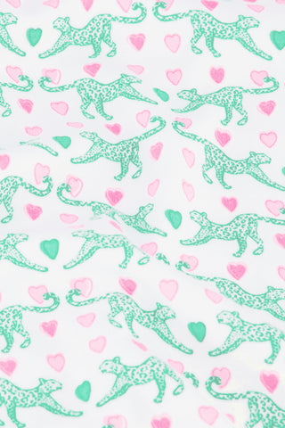Cheetah Hearts Wyatt Polo Pajamas