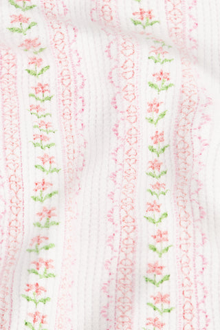 Roller Rabbit Pink Daisy Heart Stripe Julienne Pant