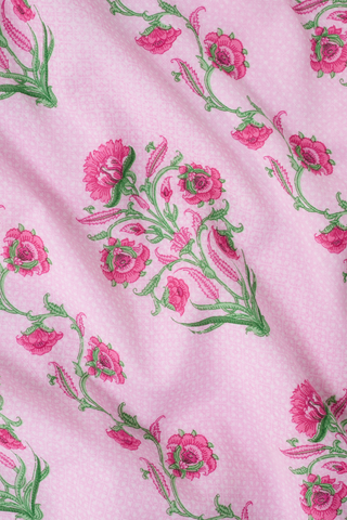 Pink Roller Rabbit Fabric