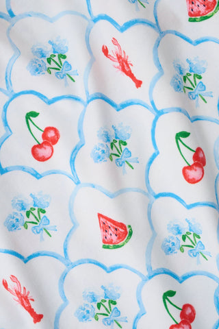 Roller Rabbit Blue Kids 4th of Jemina Noa Set