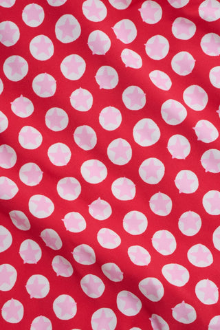 Roller Rabbit Red Starry Dot Isa Bikini Top