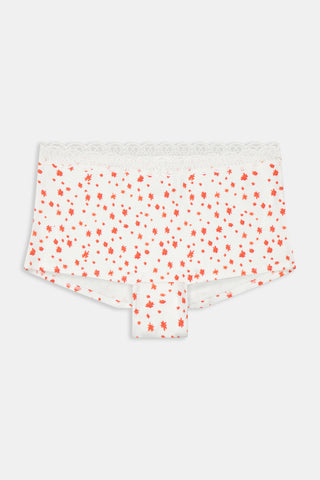Roller Rabbit Orange Etoiles Pointelle Crosby Boyshort