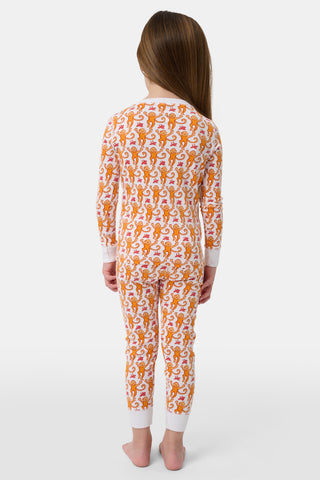 Roller Rabbit Orange Kids Monkey Pajamas
