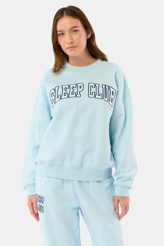 Roller Rabbit Ice Blue Sleep Club Andie Sweatshirt