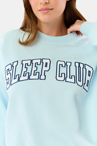 Roller Rabbit Ice Blue Sleep Club Andie Sweatshirt