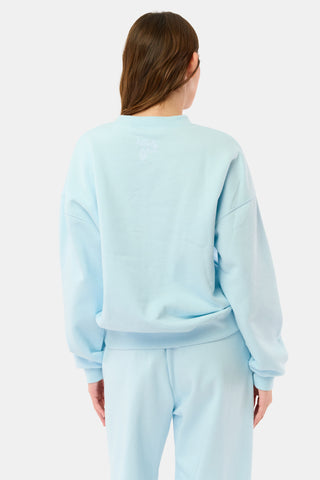 Roller Rabbit Ice Blue Sleep Club Andie Sweatshirt