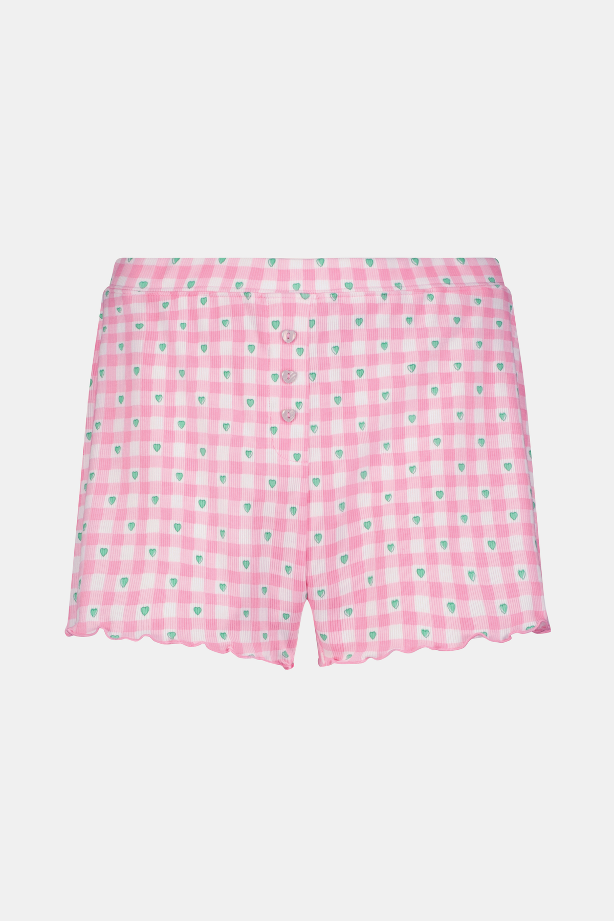 Gingham Hearts Sullivan Shortie | ROLLER RABBIT – Roller Rabbit