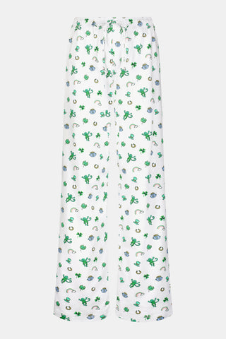 Roller Rabbit Green Mens Luck O' The Monkey Simon Pant