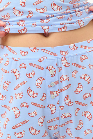 Roller Rabbit Blue Breakfast In Bread Sullivan Shortie