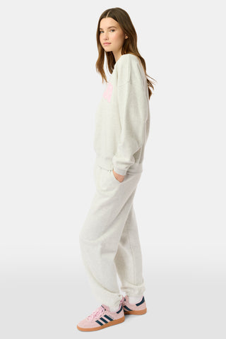 Roller Rabbit Heather/Pink Sleep Club Andie Sweatshirt