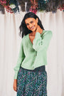 Roller Rabbit Sage Wylie Cardigan