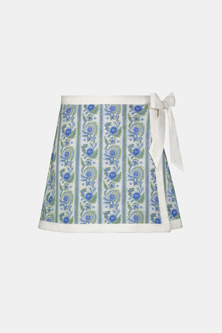 Roller Rabbit Blue Provencal Stripe Marisol Wrap Pareo