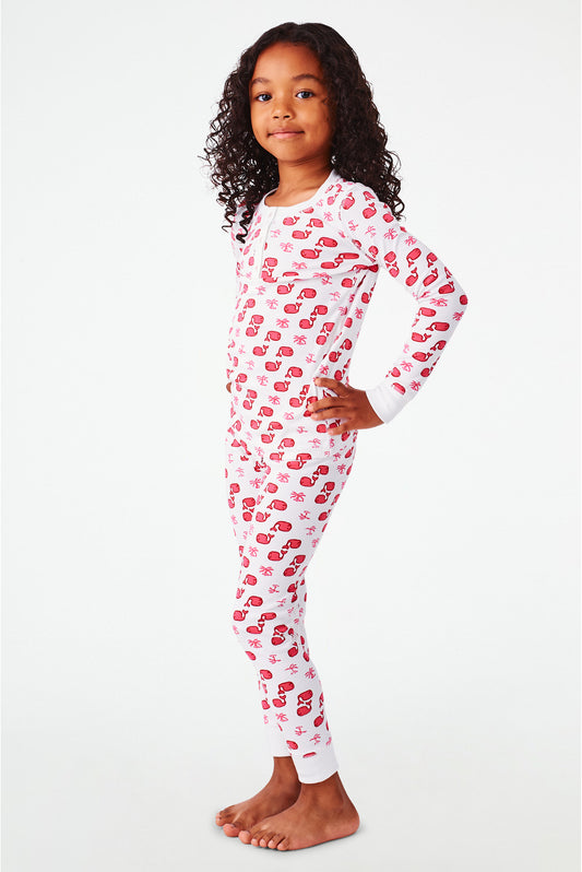 Roller Rabbit Kids Pink Moby Pajamas view 2