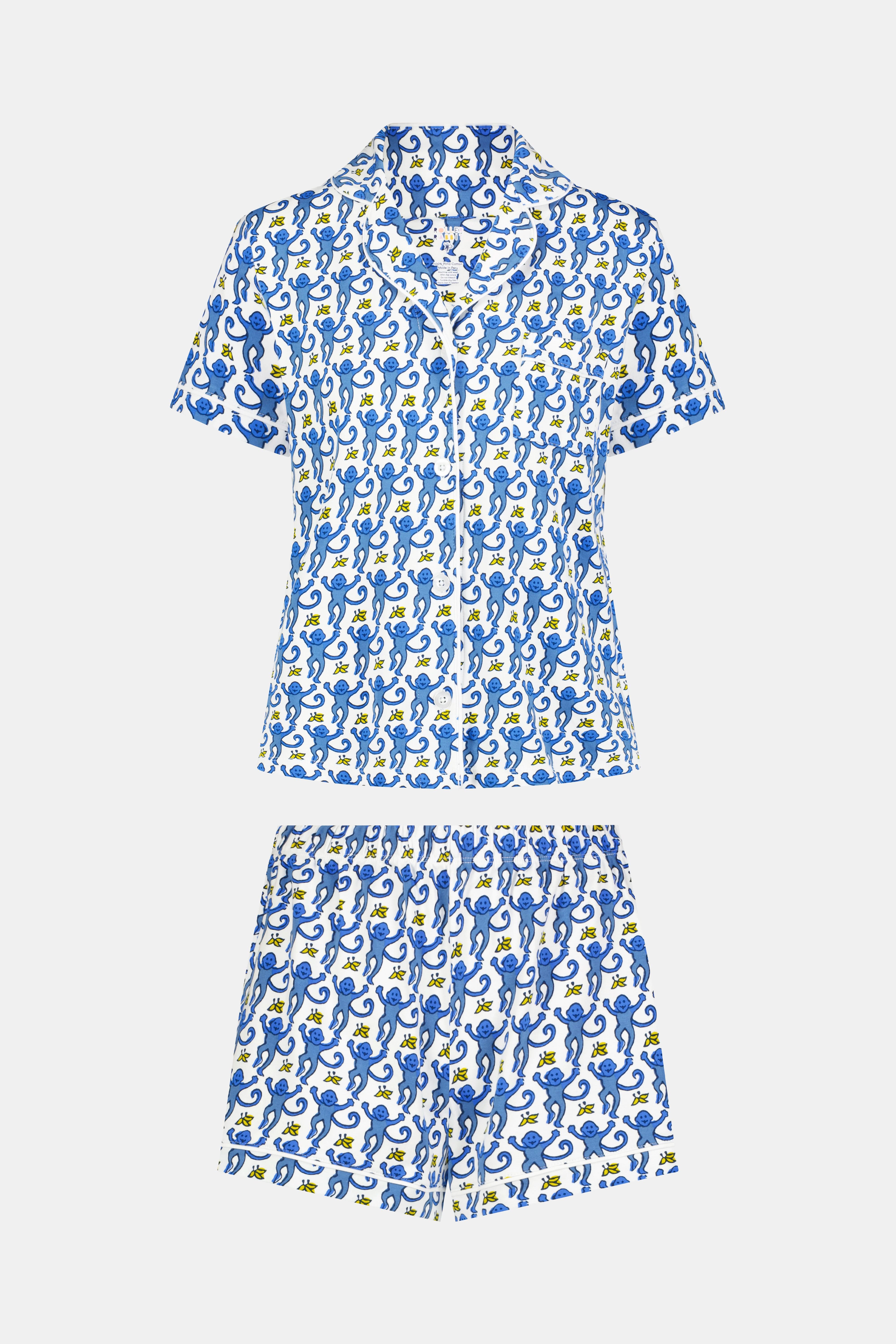 Monkey Polo Pajamas | Roller Rabbit Monkey Polo Pajamas | Roller Rabbit
