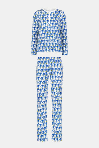 Roller Rabbit Blue Monkey Pajamas