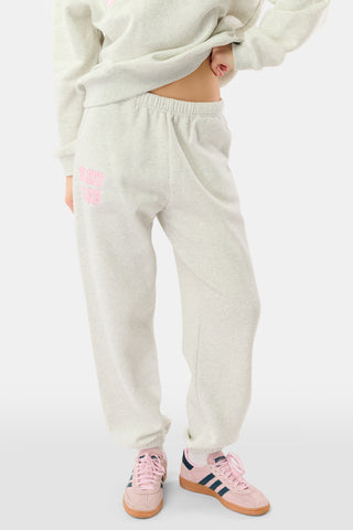 Roller Rabbit Heather/Pink Sleep Club Bea Sweatpants
