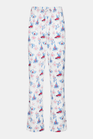 Roller Rabbit Blue Mens Star Spangled Monkey Simon Pant