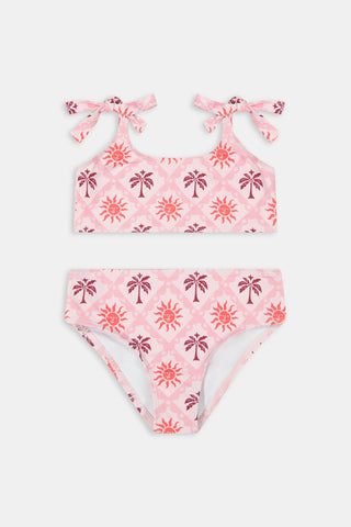 Roller Rabbit Pink Kids Sunny Days Cora Bikini