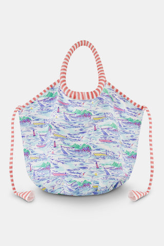 Roller Rabbit Blue Regatta Bondi Bag