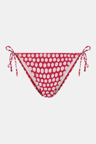 Roller Rabbit Red Starry Dot Isa Bikini Bottom
