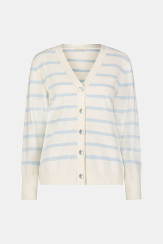 Roller Rabbit Cream/Sky Blue Stripe Florence Sweater