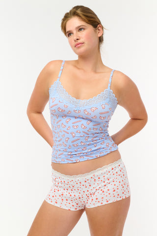 Roller Rabbit Orange Etoiles Pointelle Crosby Boyshort