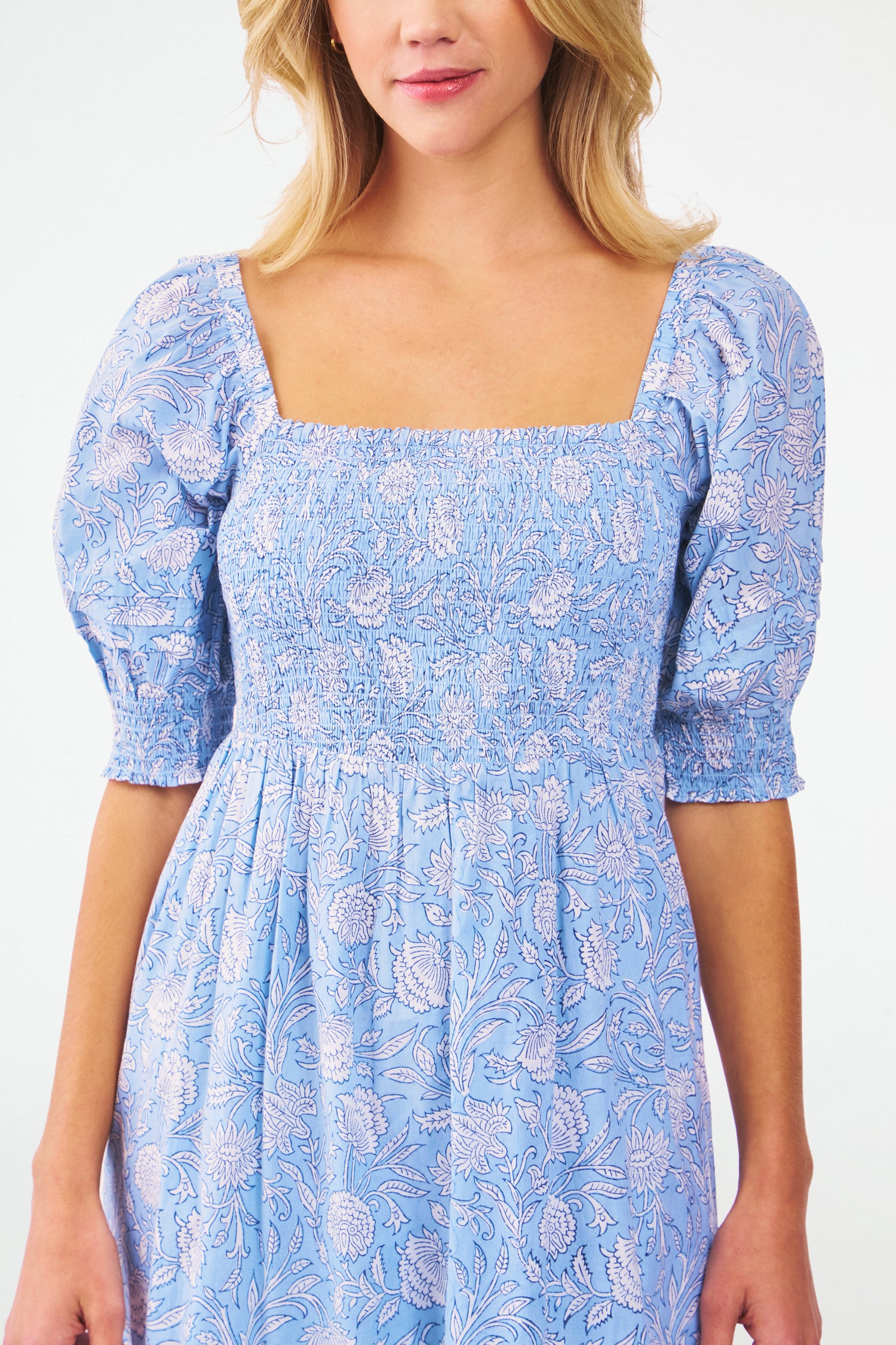 Roller Rabbit Morris Floral Reyna Dress Blue