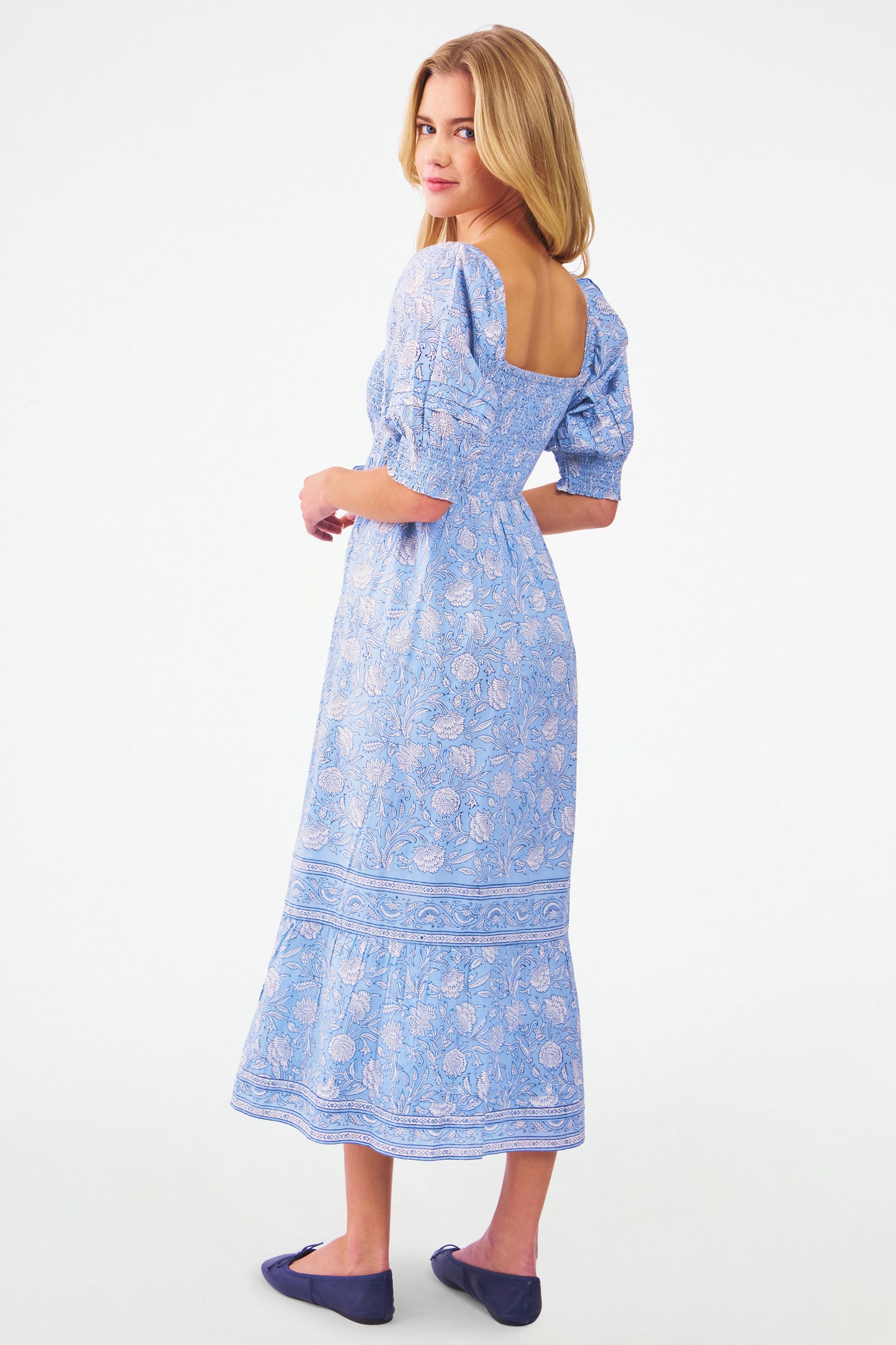 Roller Rabbit Morris Floral Reyna Dress Blue