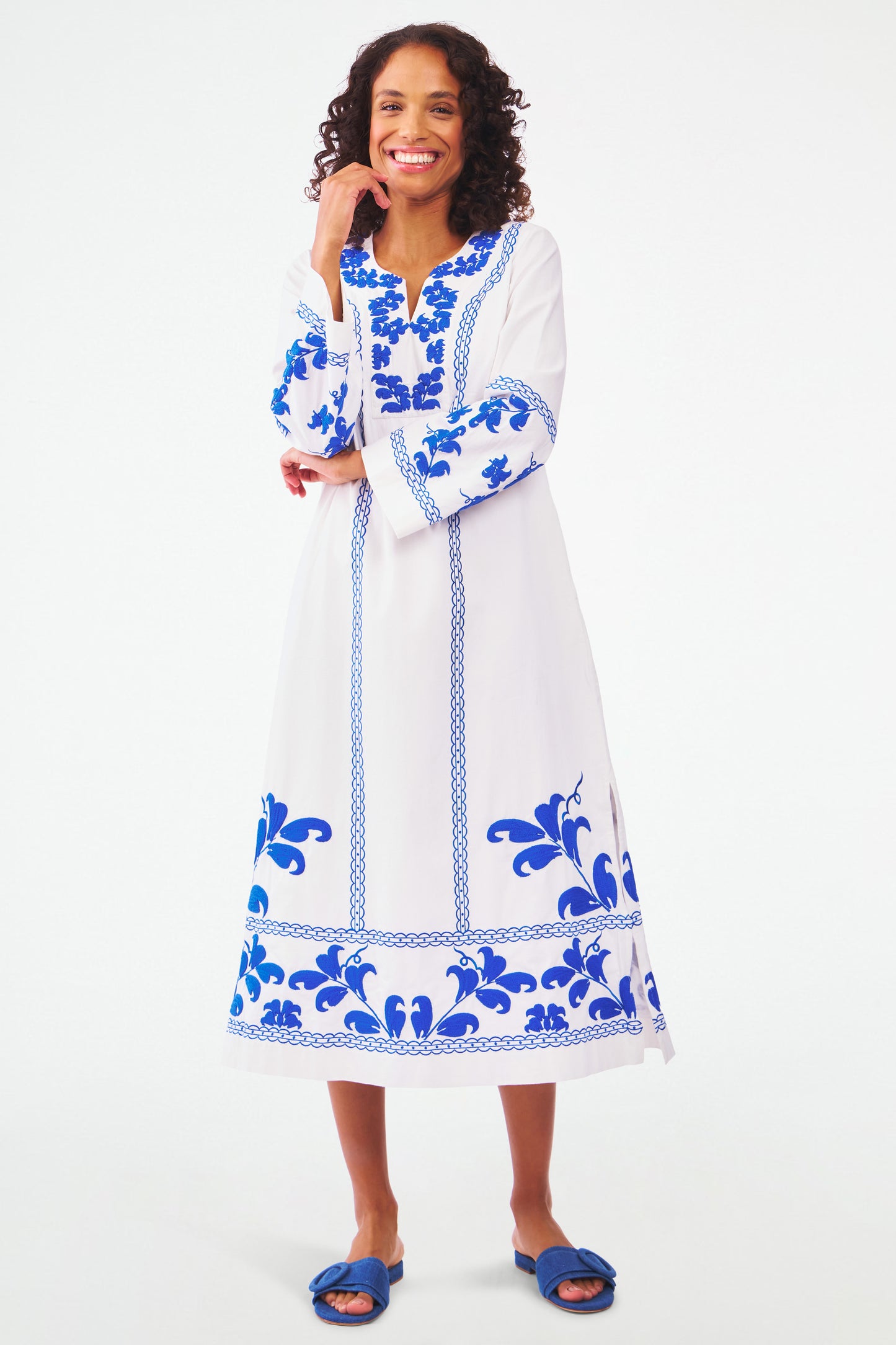 Roller Rabbit Freesia Embroidery Astrella Kurta