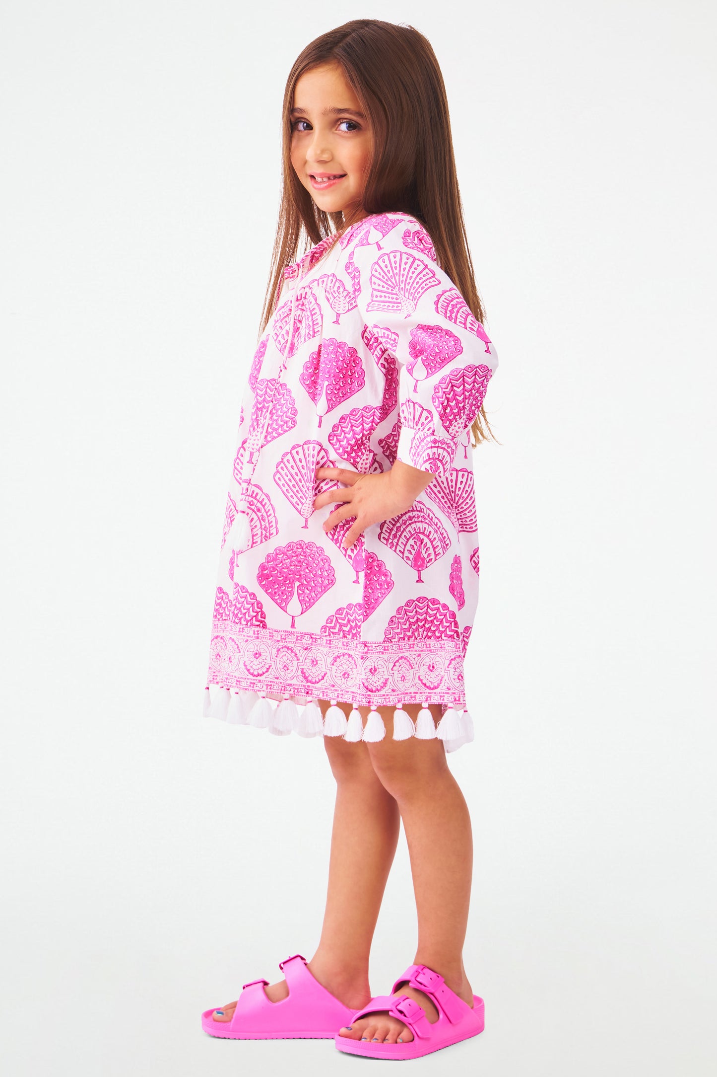 Roller Rabbit Kids Peacock Serafina Tunic