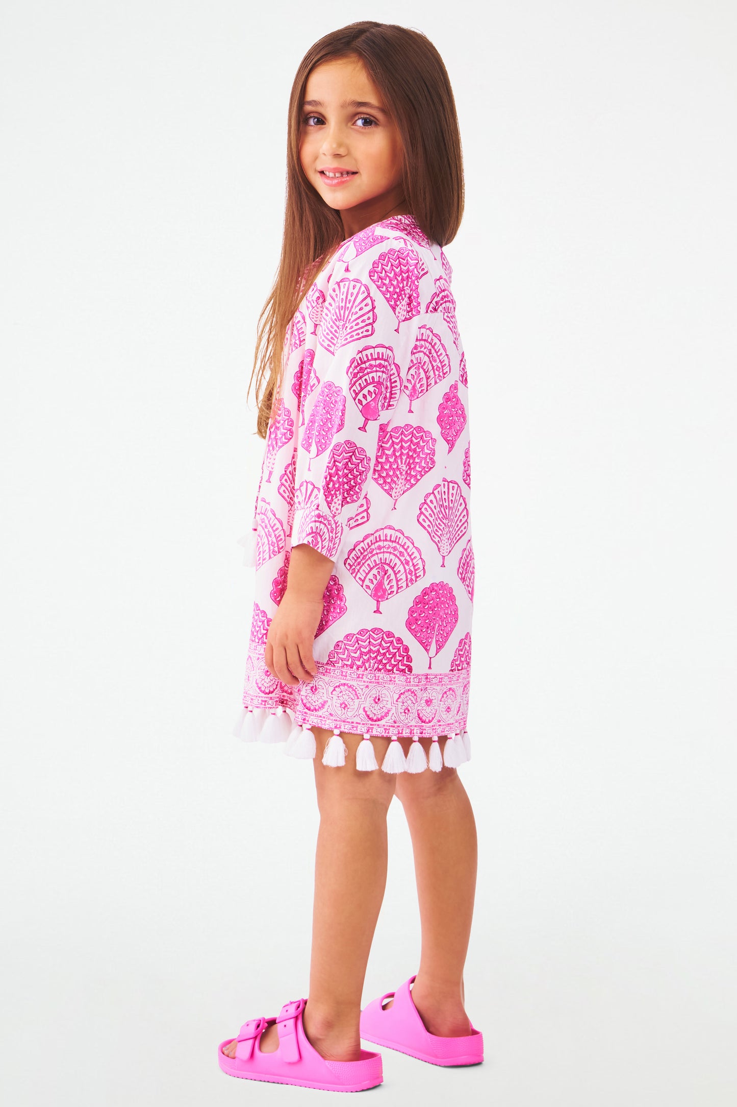 Roller Rabbit Kids Peacock Serafina Tunic