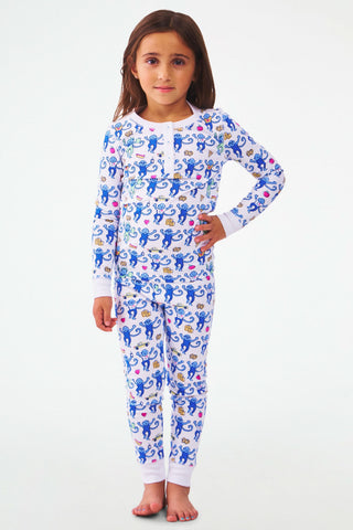 Kids NY Monkey Pajamas