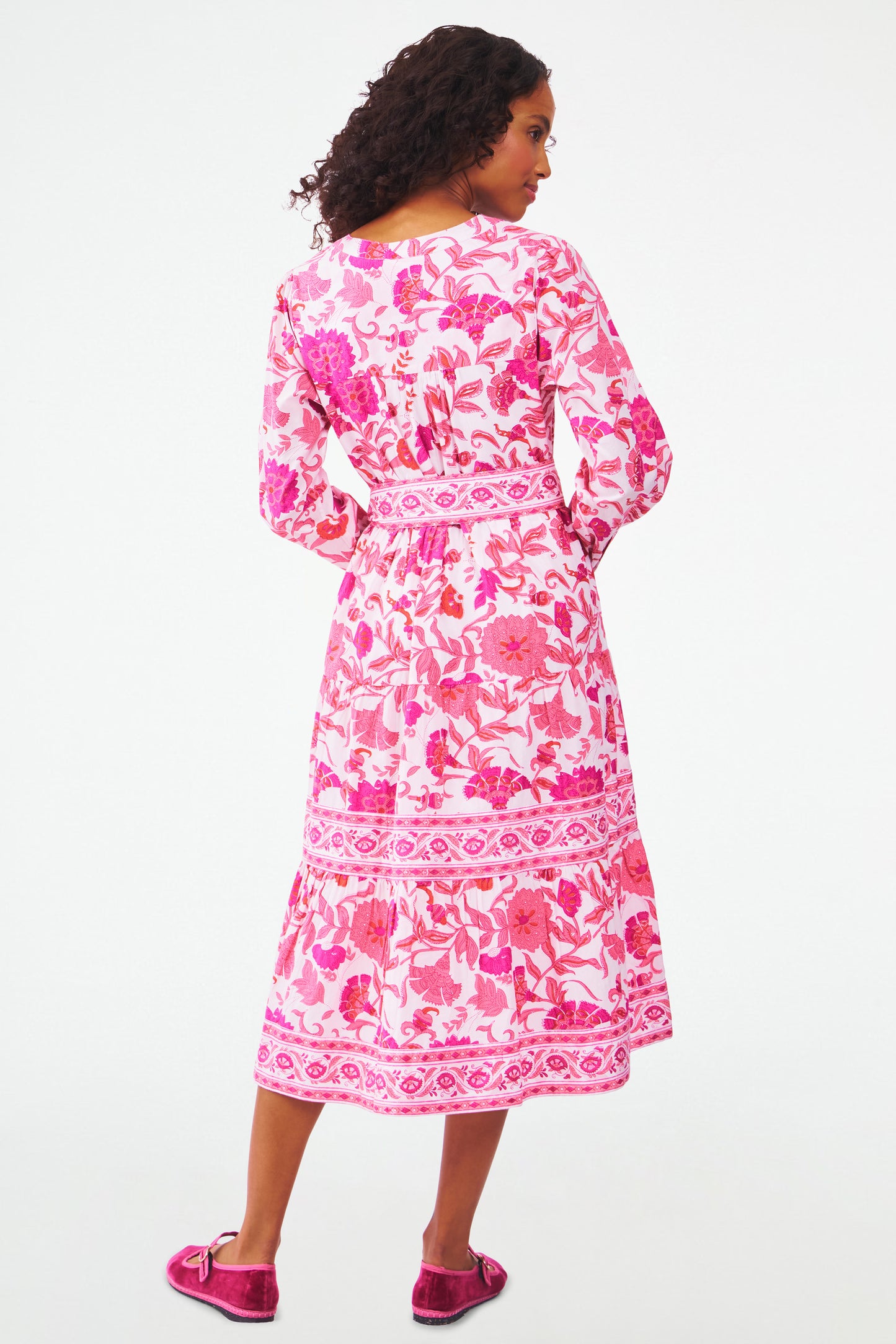 Roller Rabbit Botanica Charlotte Dress Magenta 