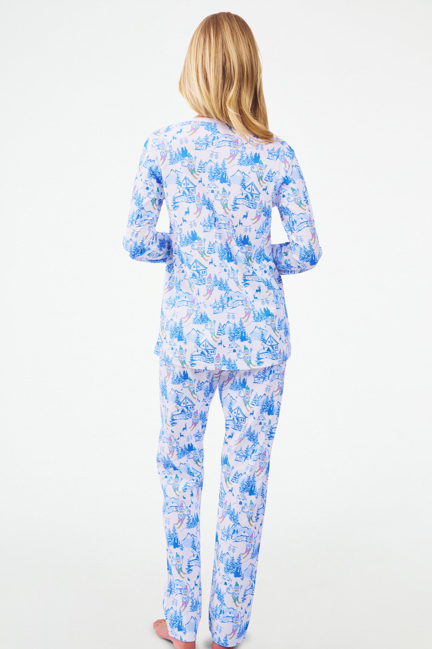 Roller Rabbit Ski Toile Pajamas