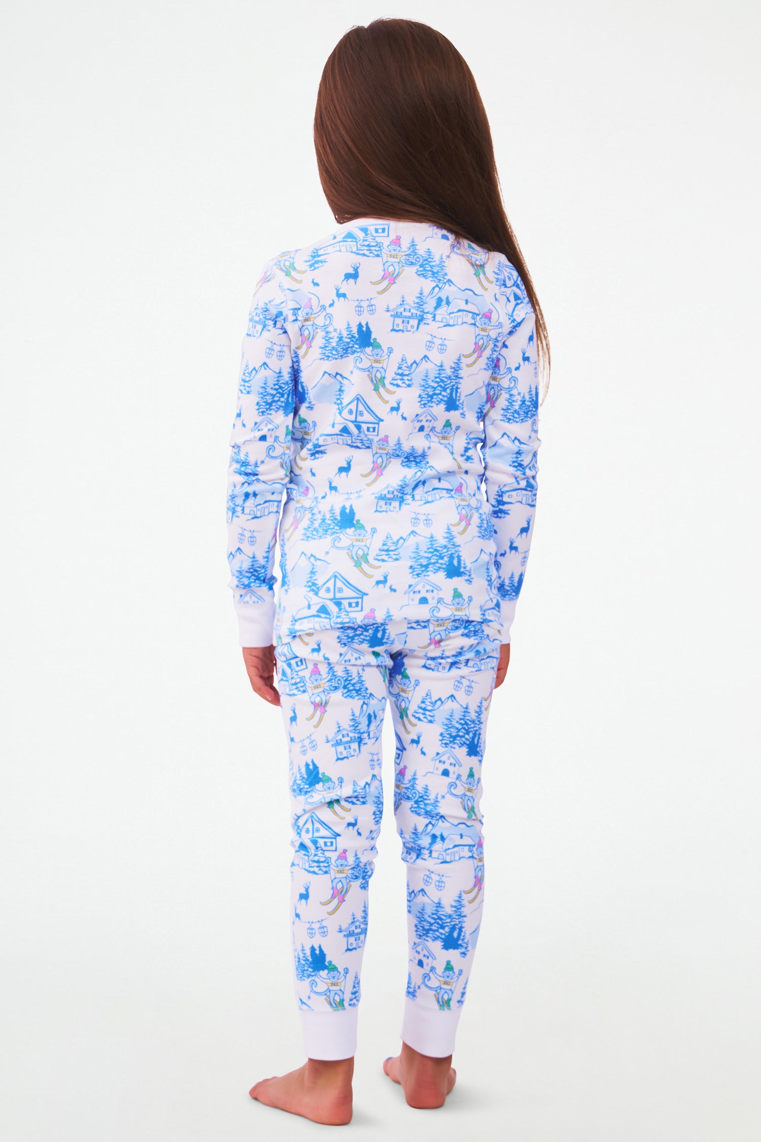 Roller Rabbit Kids Ski Toile Pajamas