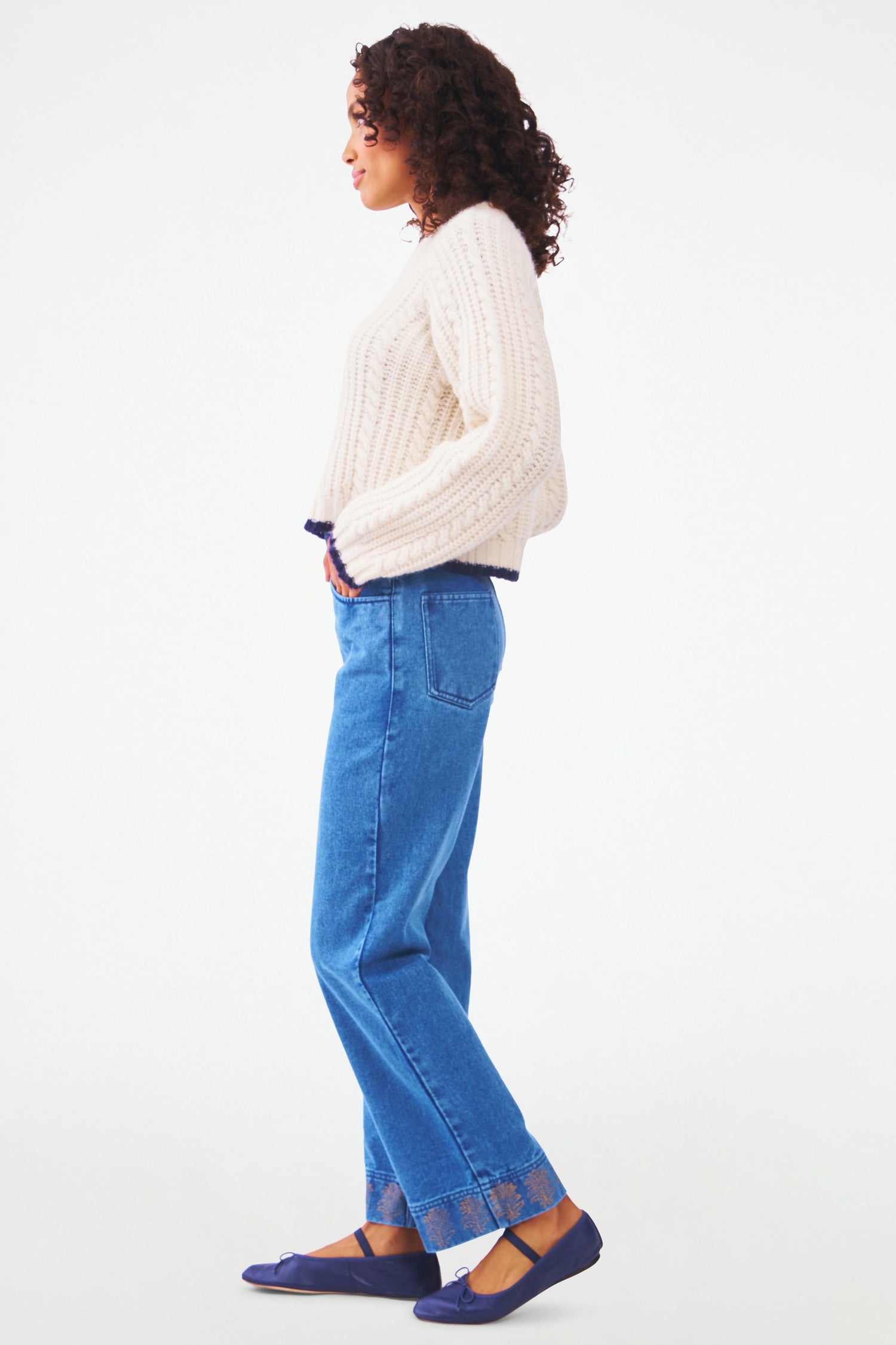 Roller Rabbit Denim Vivienne Pant