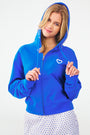 Roller Rabbit Cobalt Painted Hearts Classic Zip Hoodie