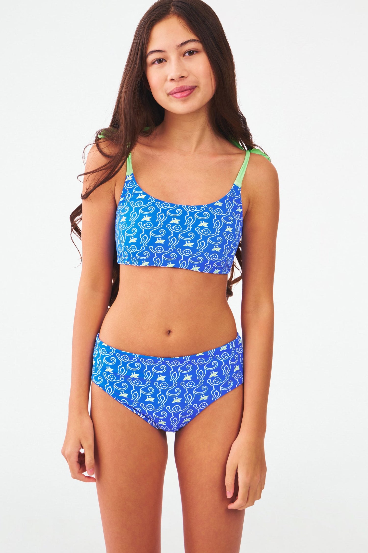 Roller Rabbit Kids Odyssey/Monkey Cora Reversible Bikini