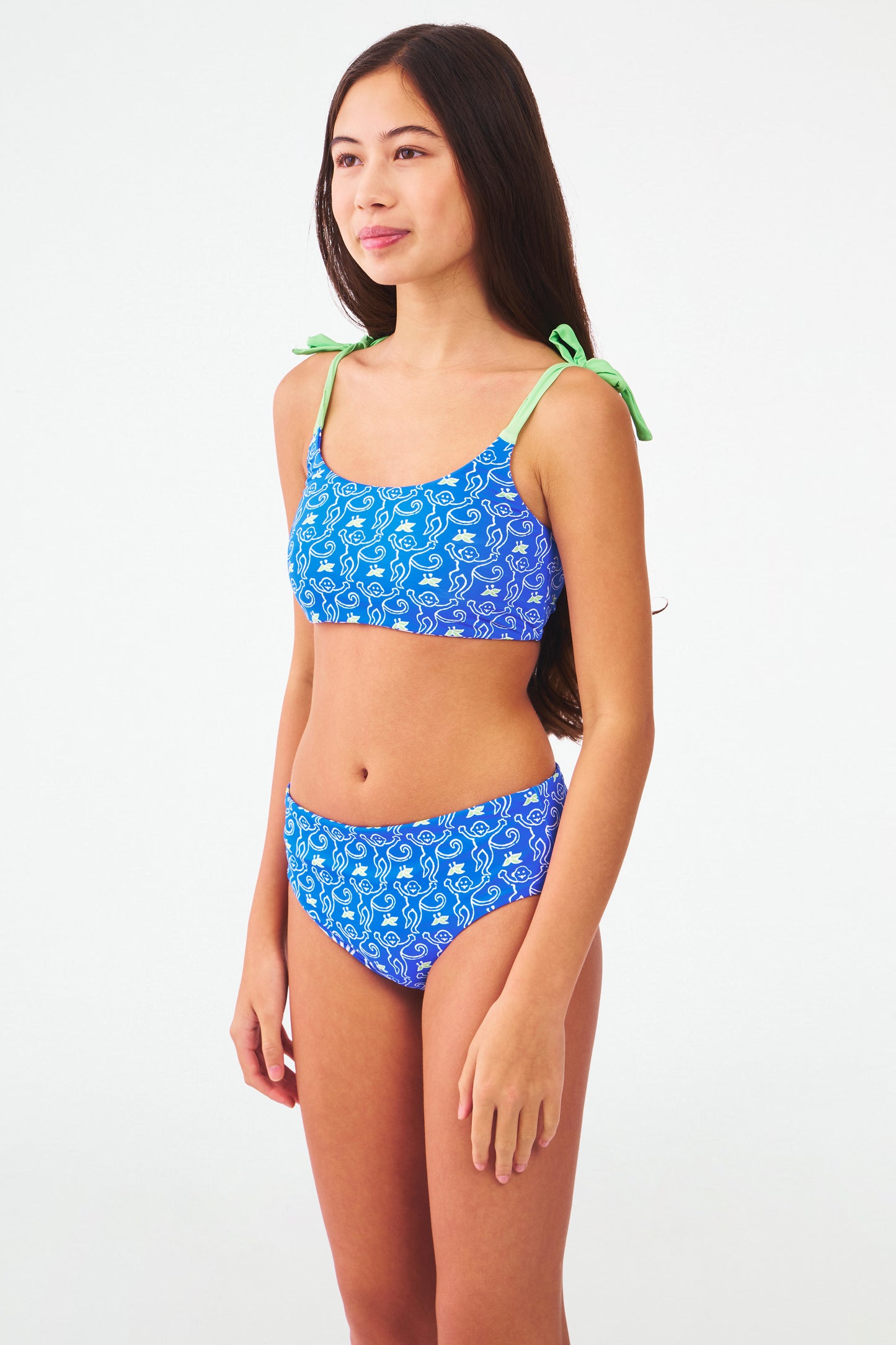 Roller Rabbit Kids Odyssey/Monkey Cora Reversible Bikini